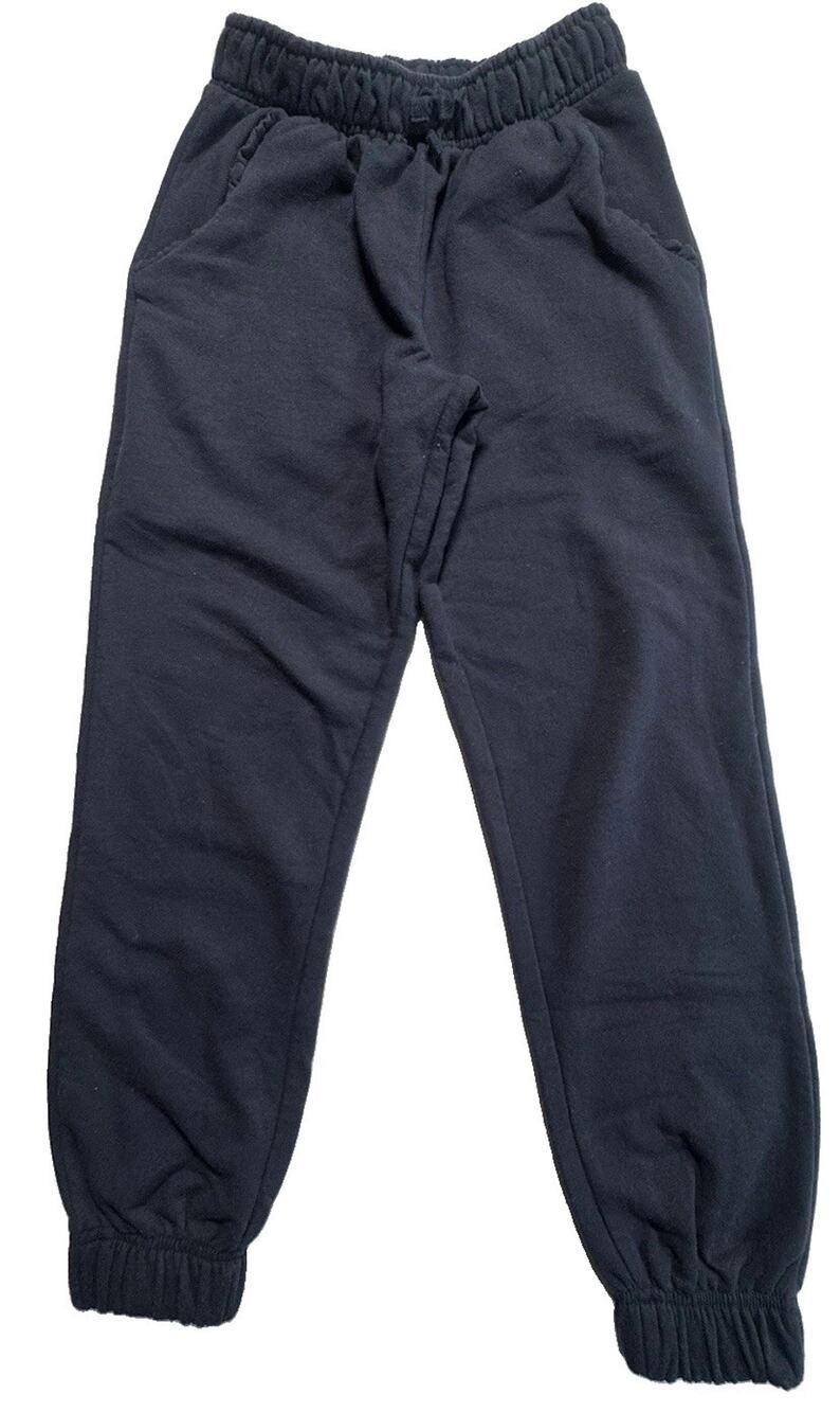Gymboree Girls Jogger Sweatpants Navy Blue Size 7 Ruffle Pocket Cotton Blend